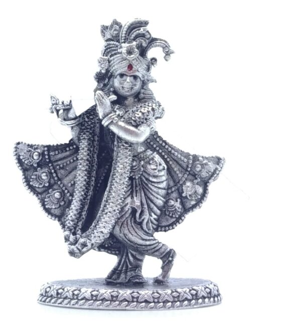 Krishna solid Statue 925 silver