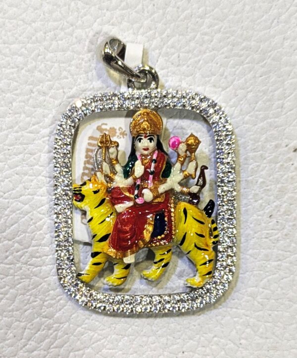 Ambe Maa colour"s pendant 925 sterling silver