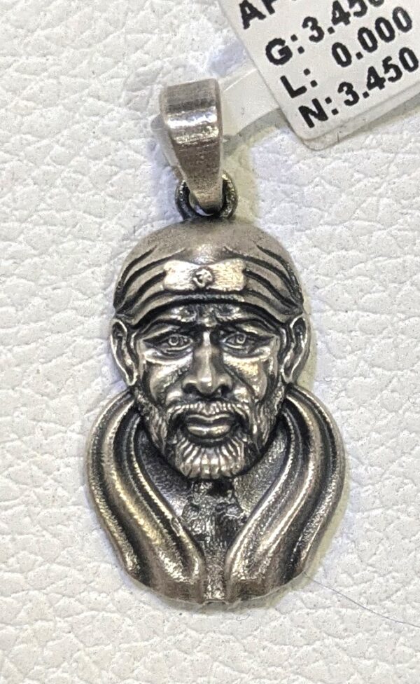 Saibaba pendant 925 sterling silver