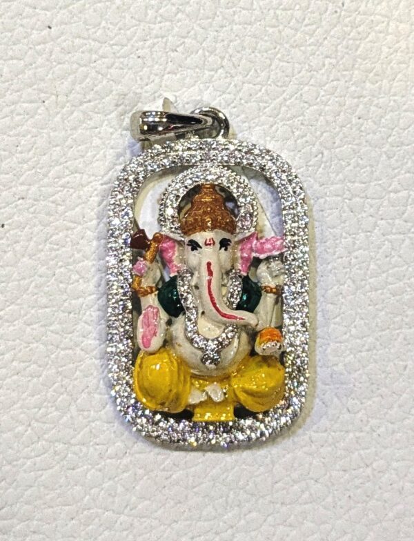 Ganapati colour"s pendant 925 sterling silver