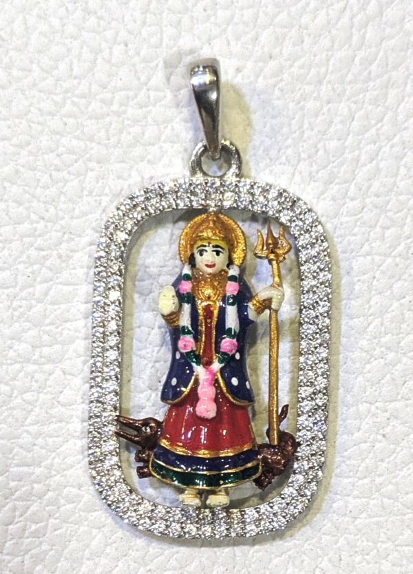khodiyar Maa colour"s pendant 925 sterling silver