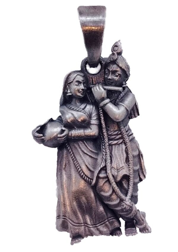 925 silver radhe krishna pandent